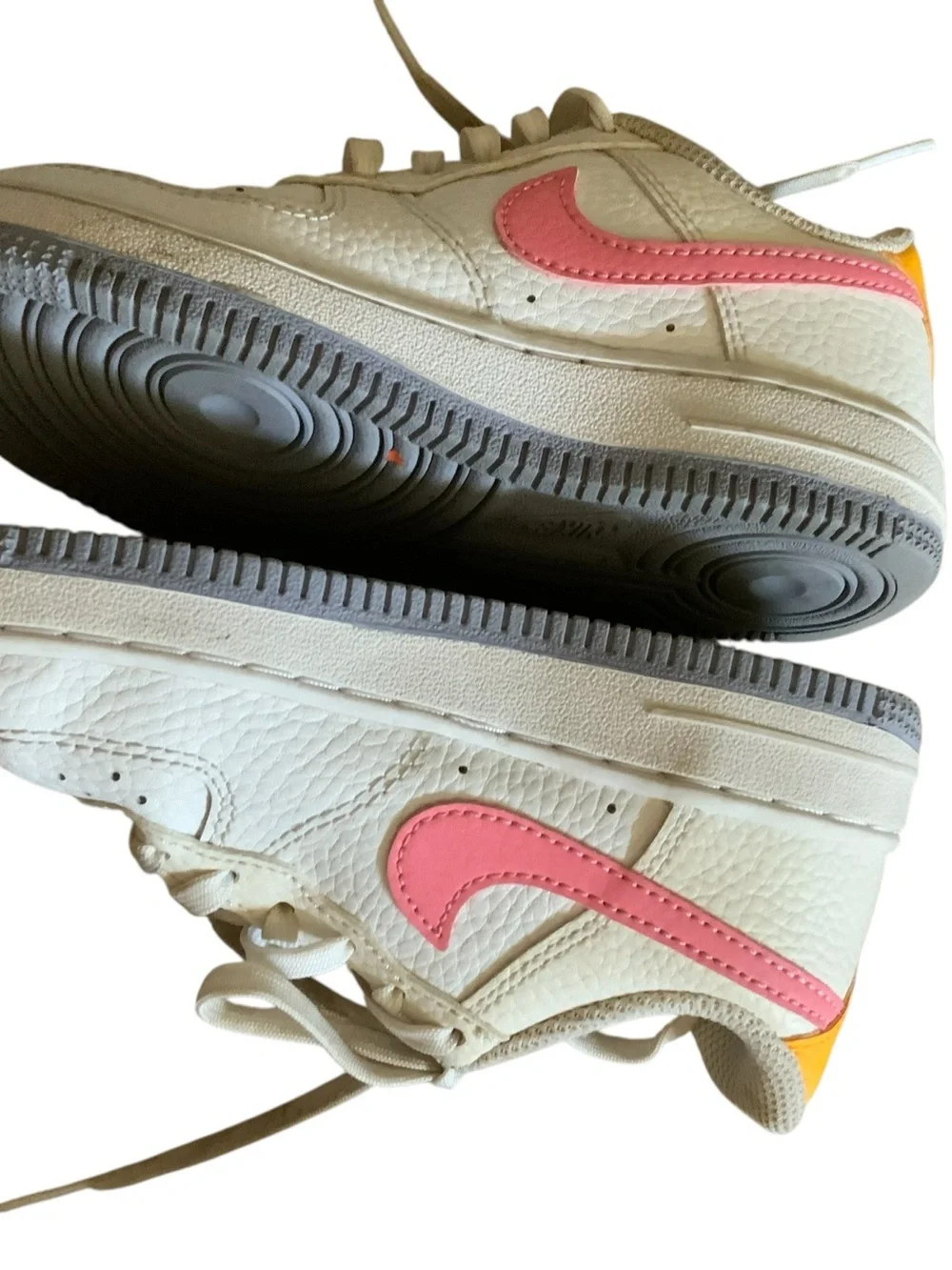 Bundle 2 Nike Little Girls Air Force 1 Sneakers SZ 12c